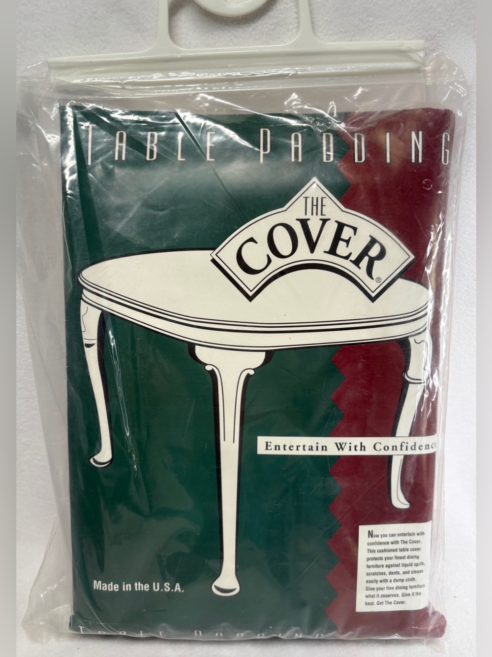 NIP Cushioned Table Cover Protector 52" x 108"